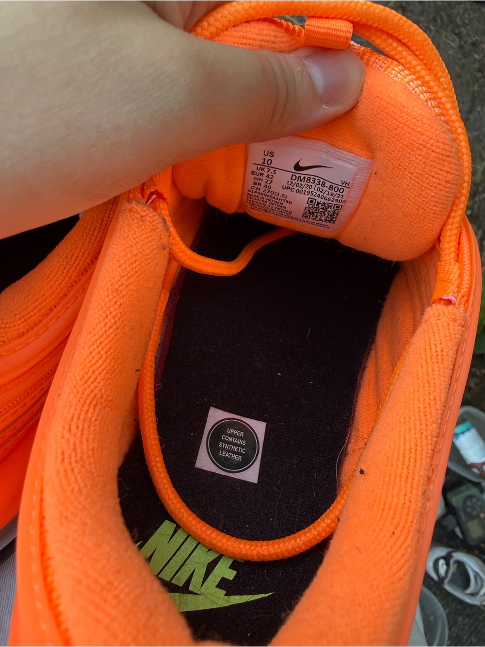 Women’s The Nike Air Max 97 Atomic Orange size 10 - Picture 8 of 10